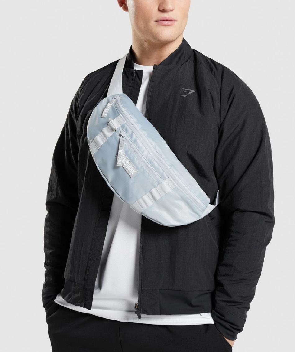 Gymshark Sleek Sling Muške Torbe Svijetlo Sive | HR 3145KOR